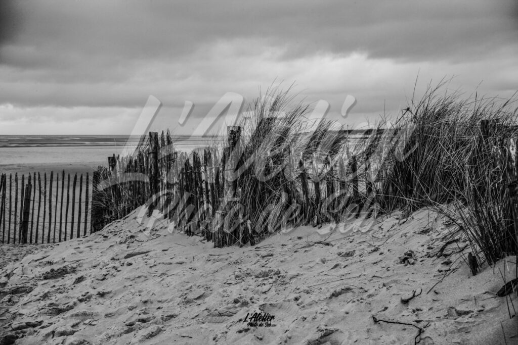 Photographie de plage paysage plage Le Touquet Pas de Calais