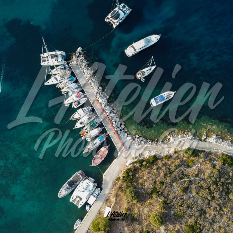 Photo Drone Port Kastos Grèce